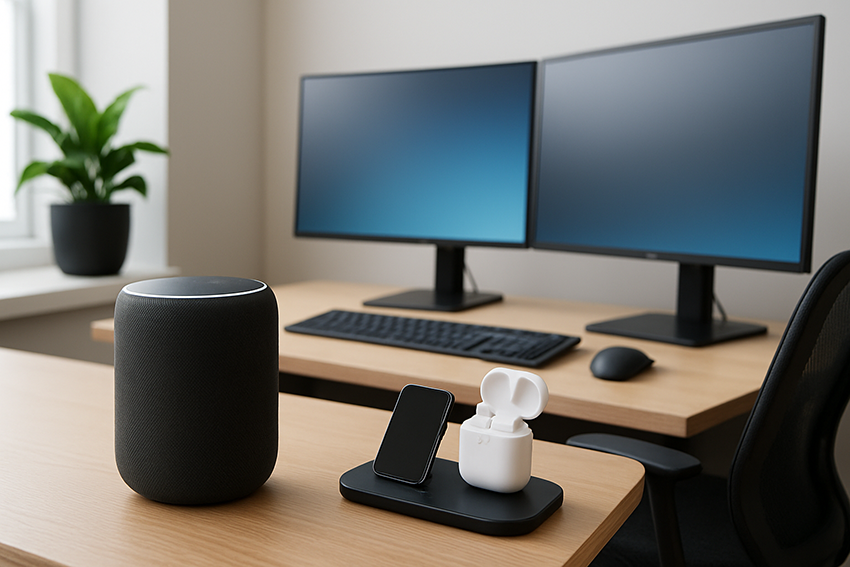 Gadgets essenciais para escritório