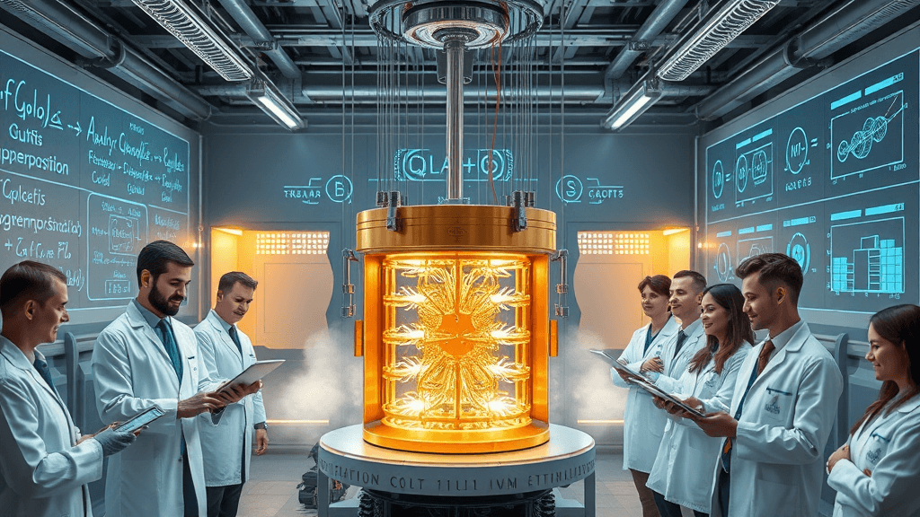 Futuristic laboratory scene with quantum computer (1)