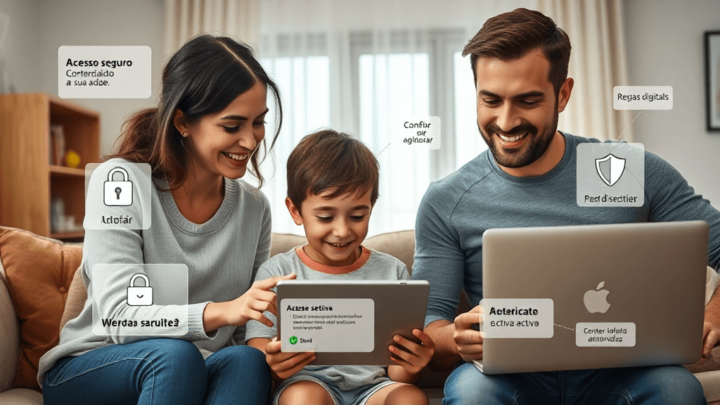 Sala de estar aconchegante e segura com família moderna (1)