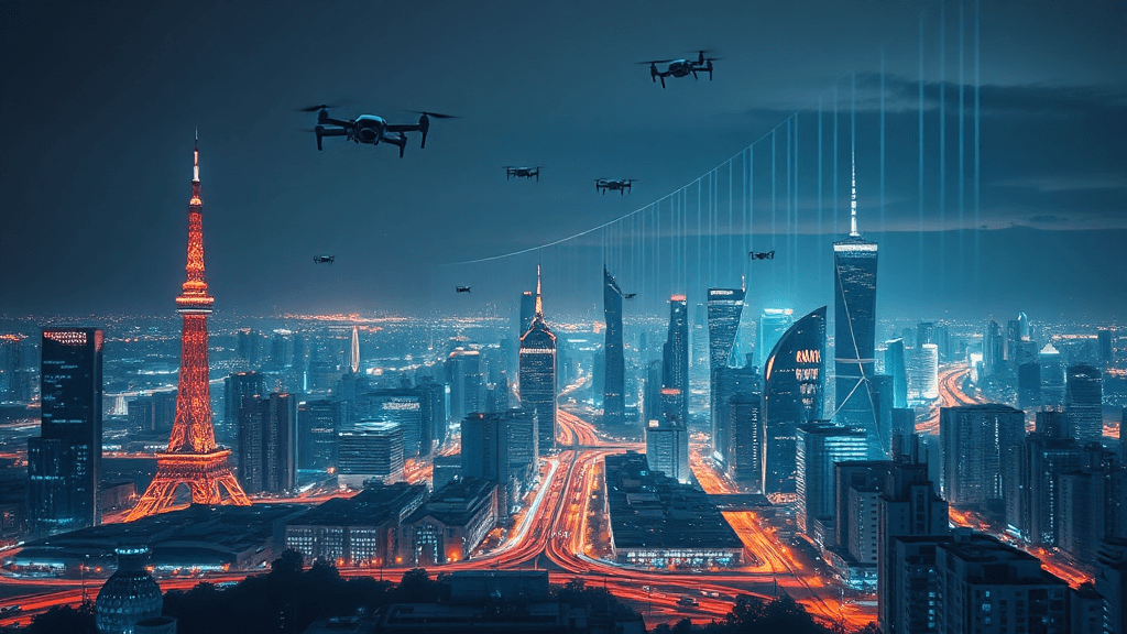 Futuristic urban skyline (1)